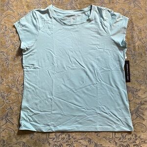 NWT Tahari Woman’s Size Large Blue Green T-shirt